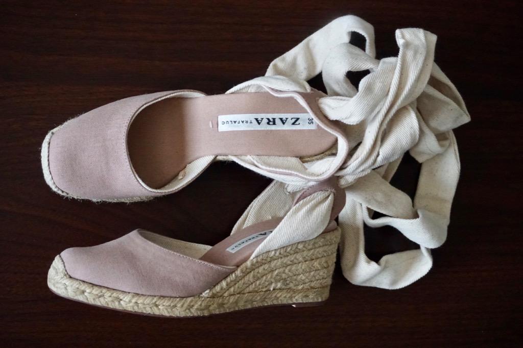 Zara espadrilles sandals shop