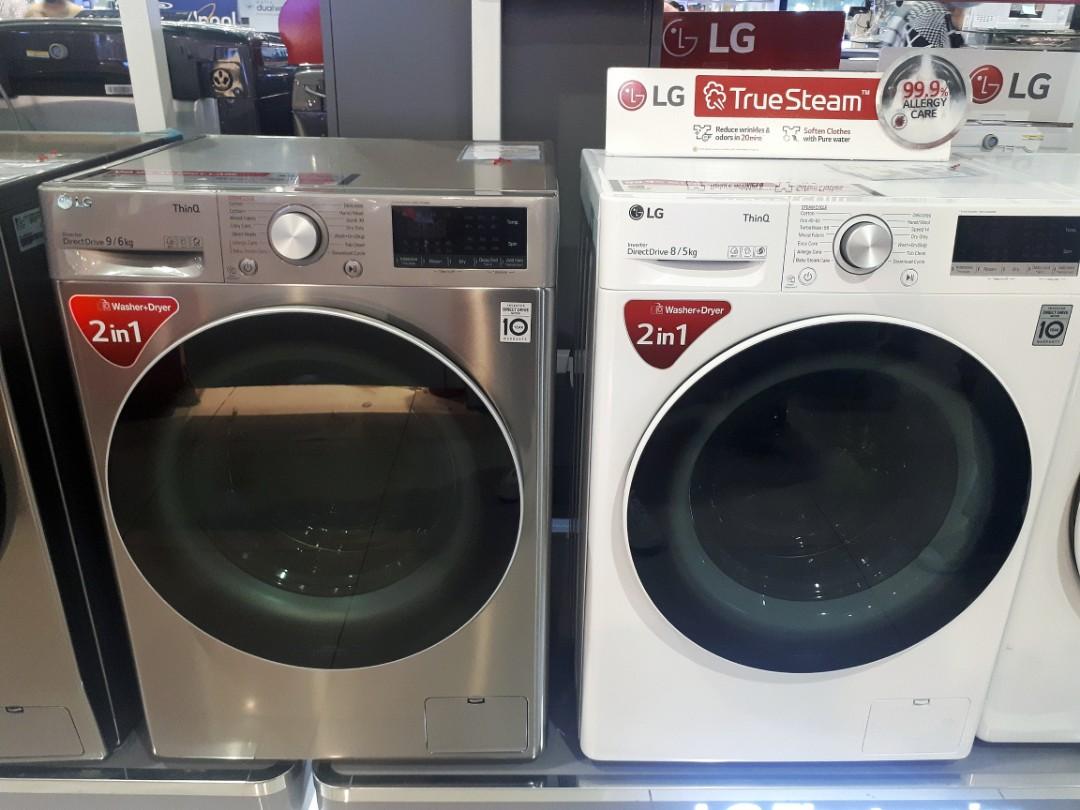 9KG LG FV1409D4V Frontload Direct Drive Inverter Washing Machine
