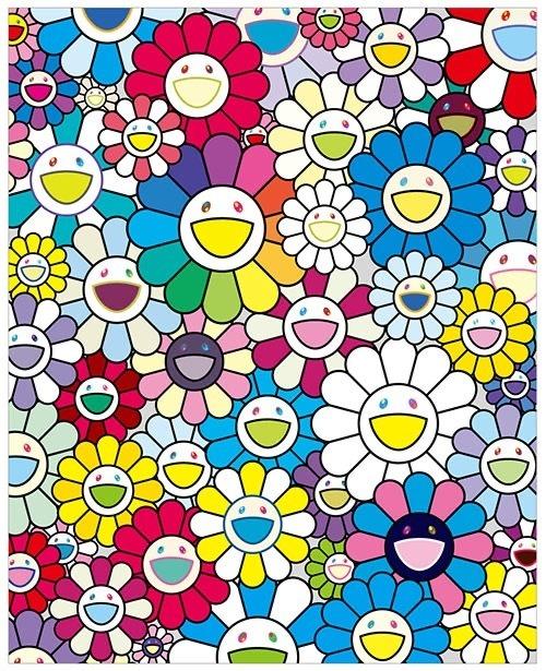 額縁付き 村上隆版画 Murakami.Flower ジャングル迷彩 正規品 【公式通販】