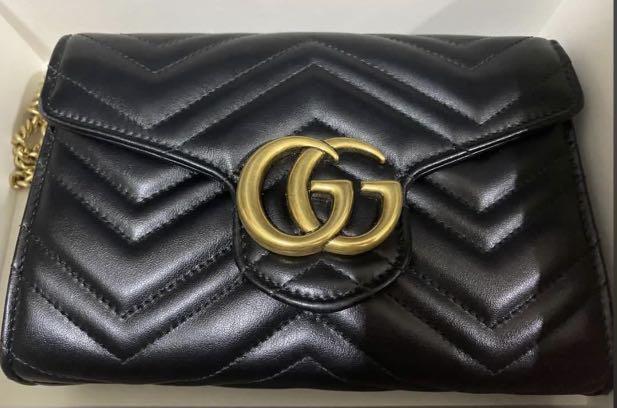 💯% Authentic Gucci WOC (Category: Luxury Bags & Wallets) located in Pasig City. Submitted by mikebyme (Listing ID 1129058893, Image 2). Description: 💯% authentic, Full set (box, dustbag, receipt) .