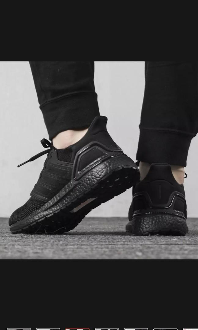 Adidas ultra boost deals 20 triple black review