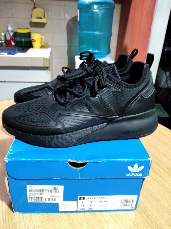 Adidas zx triple black online