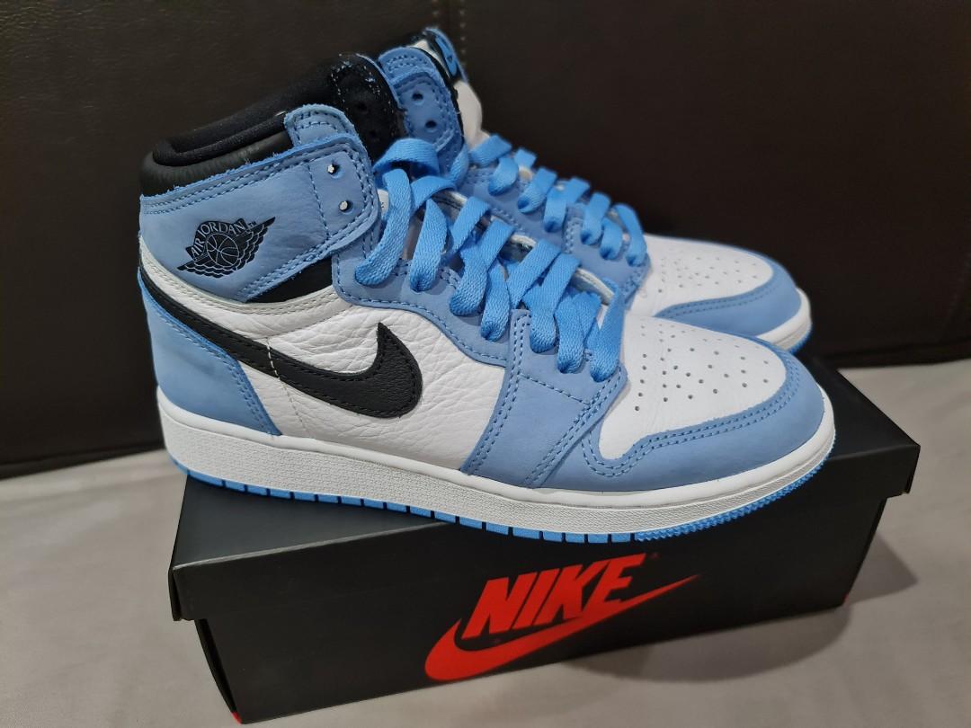 gs university blue jordan 1