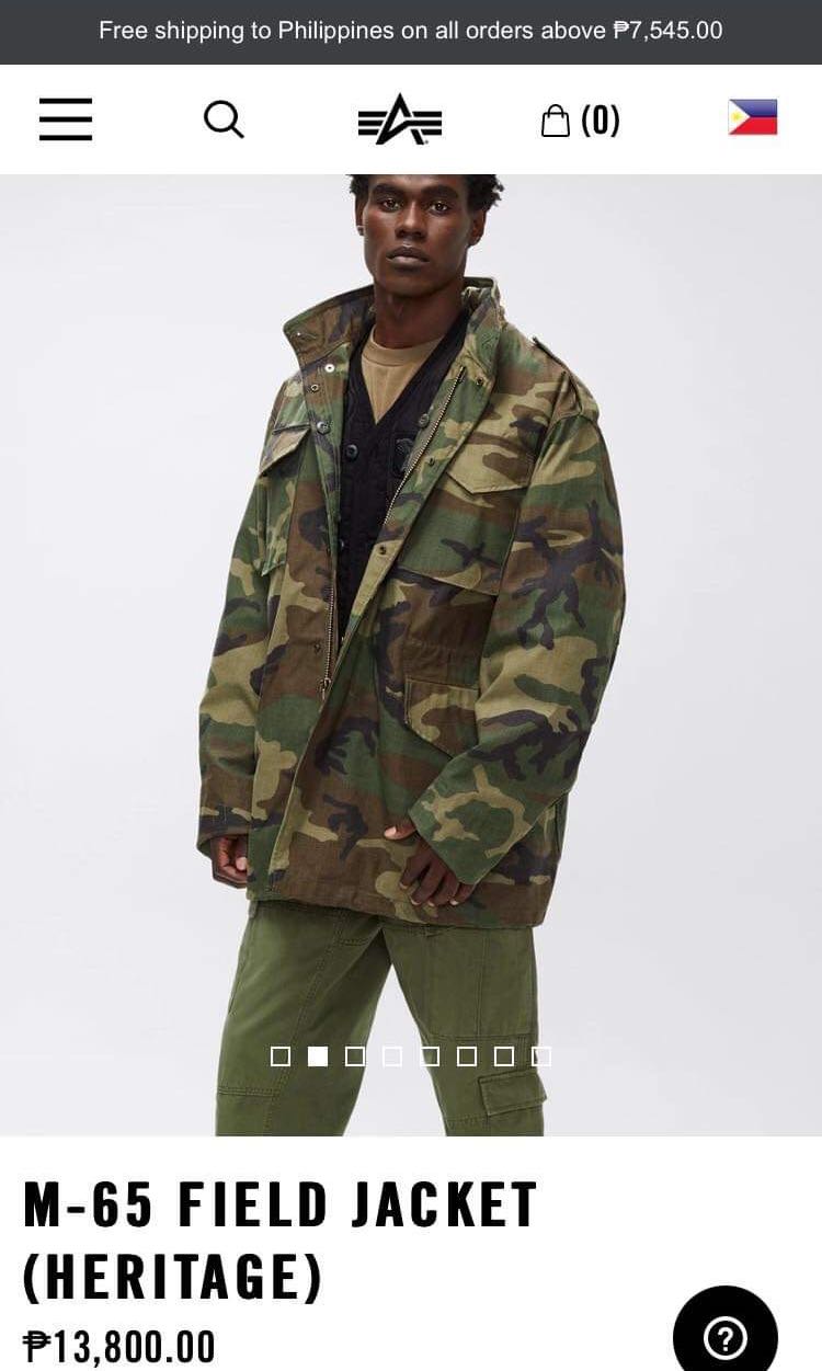 Alpha Industries Woodland Camo Men s Fashion Coats Jackets and