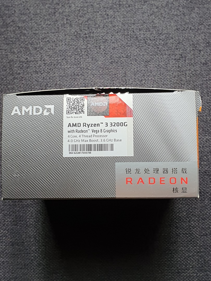 Amd Ryzen 3200G, Computers & Tech, Parts & Accessories, Computer Parts ...