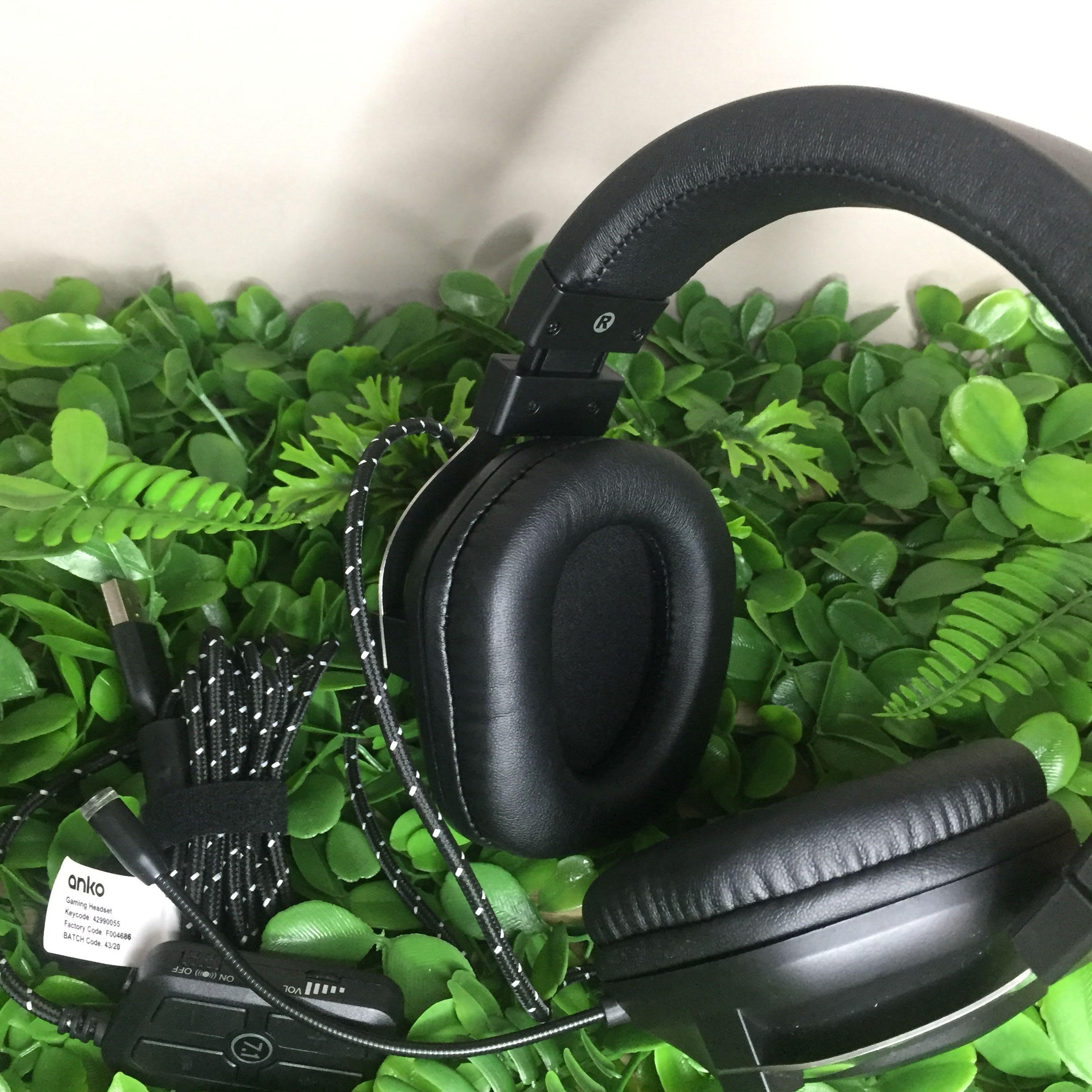 ANKO Gaming Vibration Headset with LED, Audio, Headphones & Headsets on