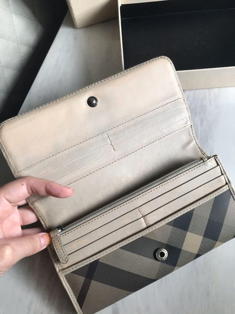 Burberry smoked check sales wallet