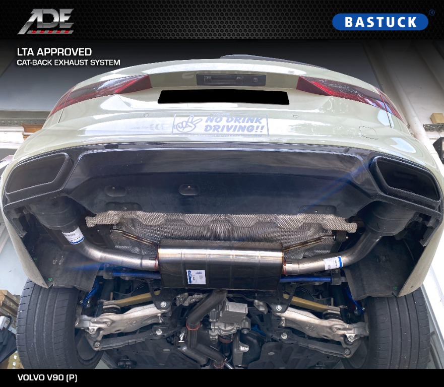 BASTUCK LTA APPROVED CATBACK EXHAUST SYSTEM ON VOLVO V90 (P), Car