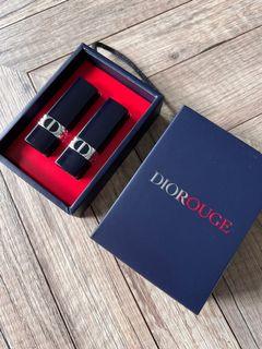 BNIB Dior Rouge Lipstick Mini Duo Gift Set - Shade 999 & 100