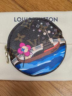 Louis Vuitton Limited Ed Christmas Animation Round Coin Purse 2021 Vivienne