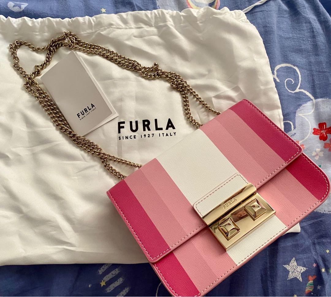 Furla store pink crossbody