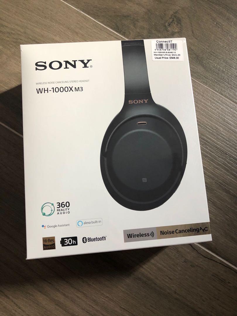 Brand New Local Set Sony Wireless Noise Canceling Stereo Headset WH 1000XM3 Audio Headphones Headsets on Carousell