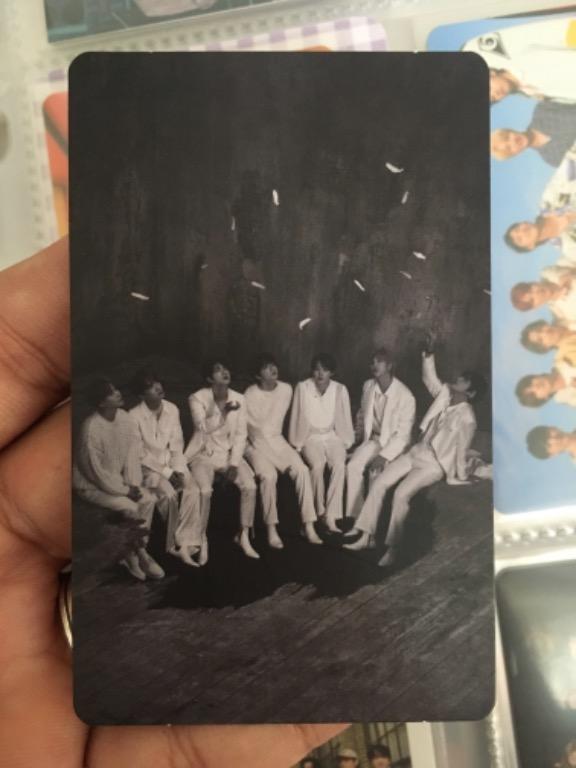 BTS MOTS7 V1 and WINGS GROUP PHOTOCARD, Hobbies & Toys, Memorabilia & Collectibles, KWave on