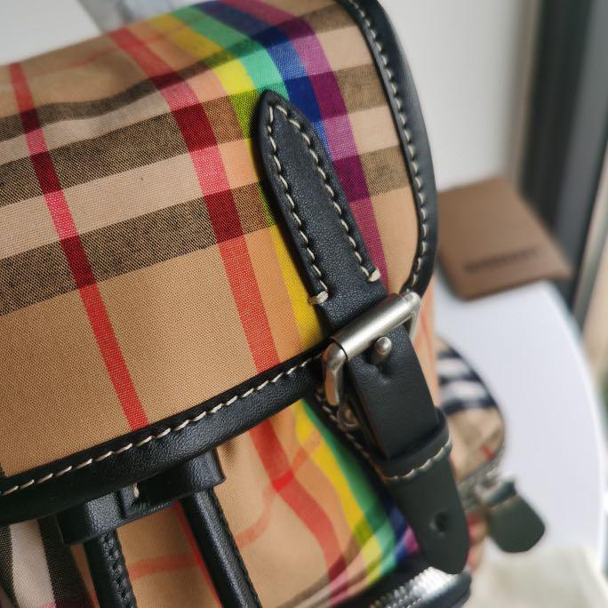 Burberry backpack rainbow clearance