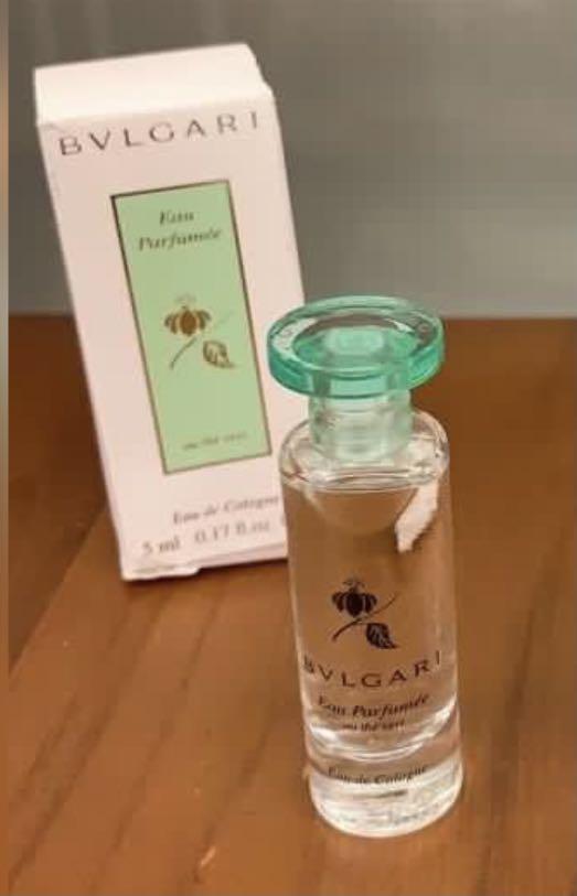 {小香｝Bvlgari寶格麗綠茶香水迷你瓶5ml 抹式 正品