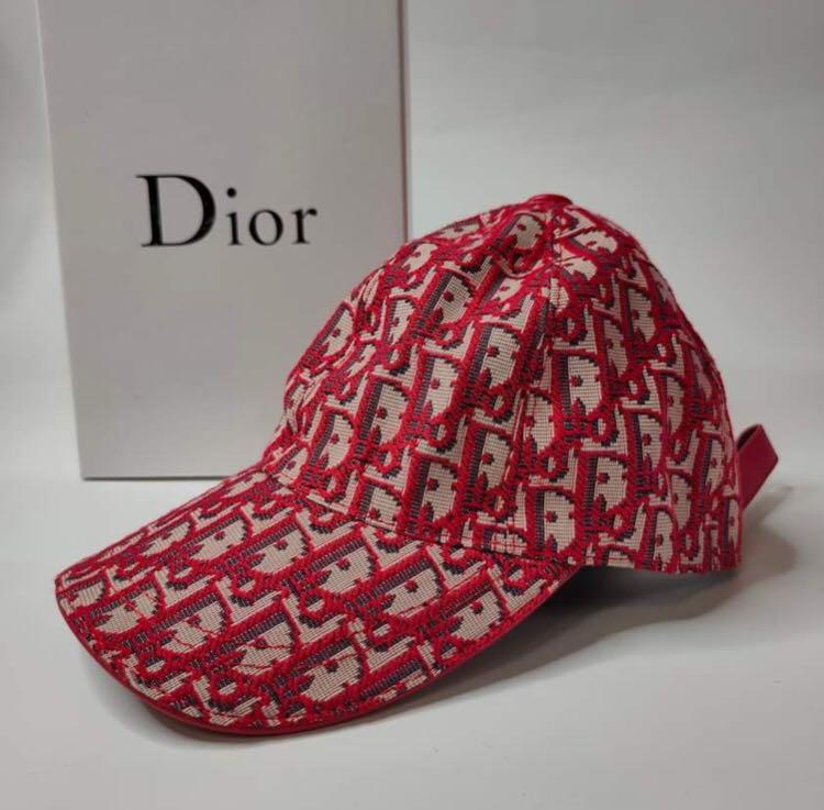 CHRISTIAN DIOR OBLIQUE BASEBALL CAP 