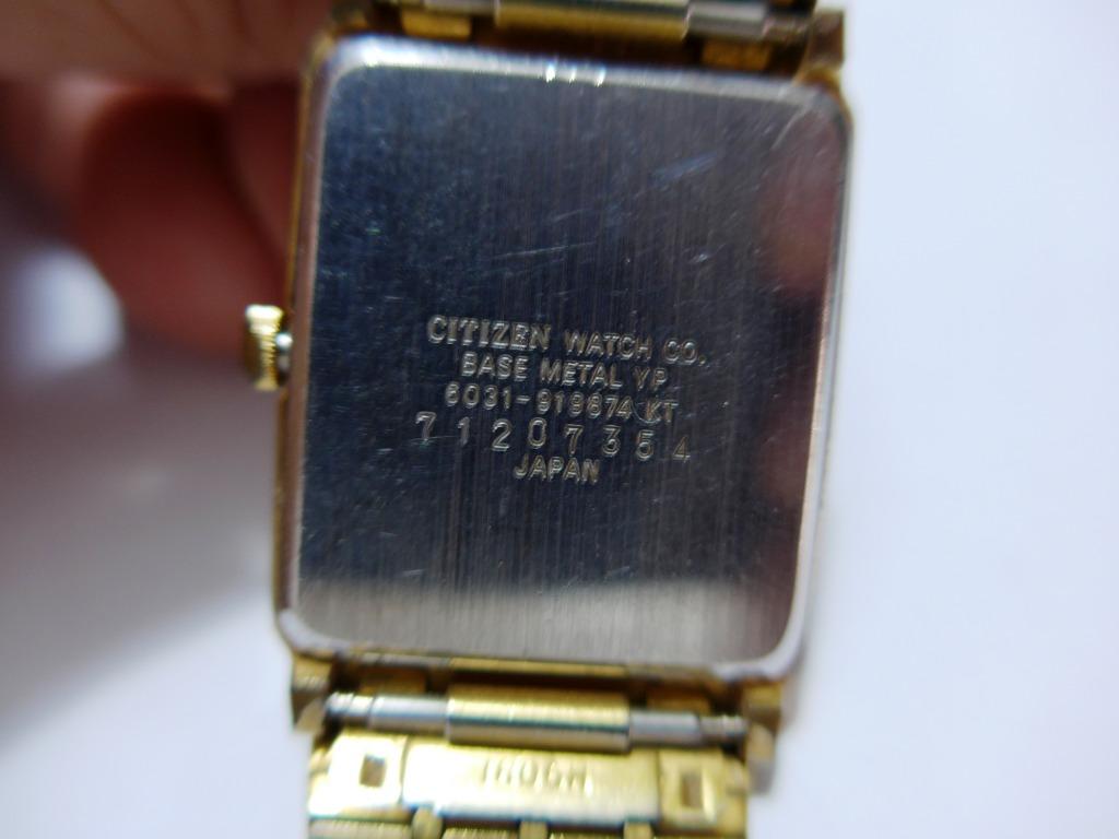 Citizen quartz watch co base metal yp 2025