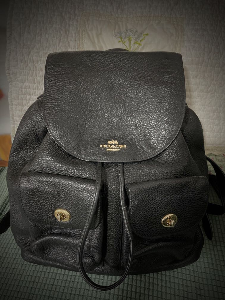 COACH LEATHER BILLIE BACKPACK COACH F37410 Women s Fashion Bags Wallets Backpacks on Carousell