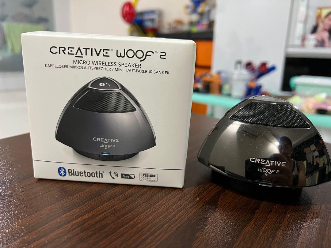 Creative Woof Micro Wireless Speaker, Audio, Soundbars, Speakers
