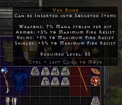 Diablo 2 Resurrected (D2R) Rune Vex, Video Gaming, Gaming Accessories ...