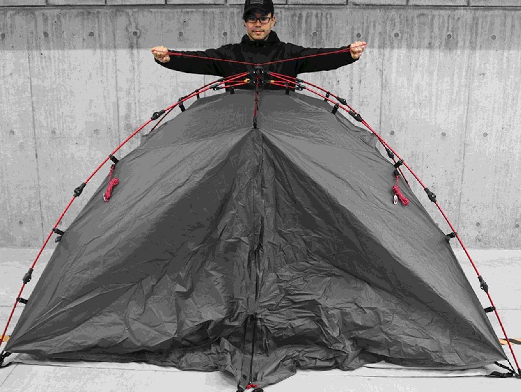 極新）DOD RIDER'S ONE TOUCH TENT (T2-275-TN) 自動2人營, 運動產品