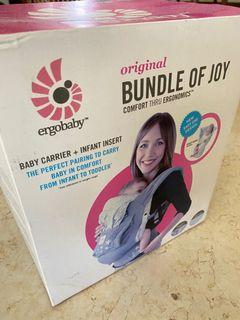 ErgoBaby carrier with infant insert
