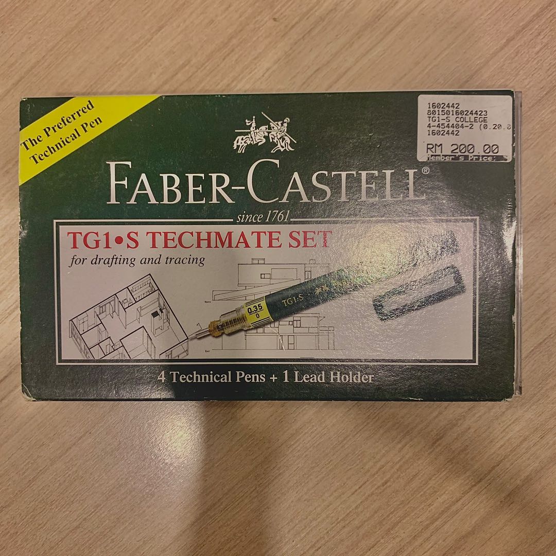 FaberCastell Technical Pen Techmate Set Drafting and Tracing, Hobbies