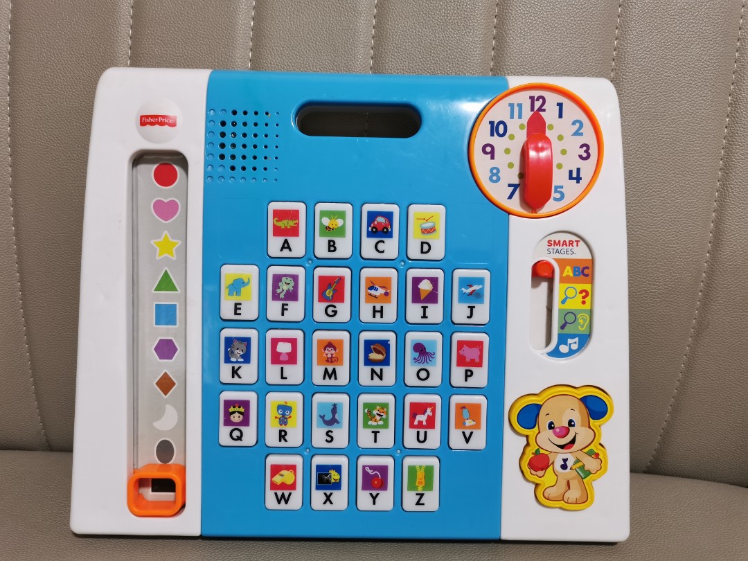 Fisher price laugh and learn puppy's a to z smart pad 2025