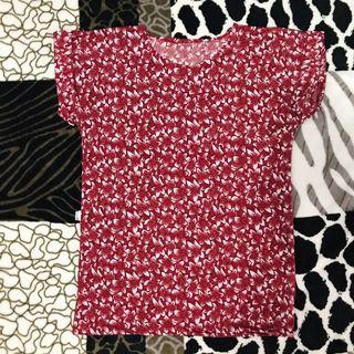Floral Maroon Blouse