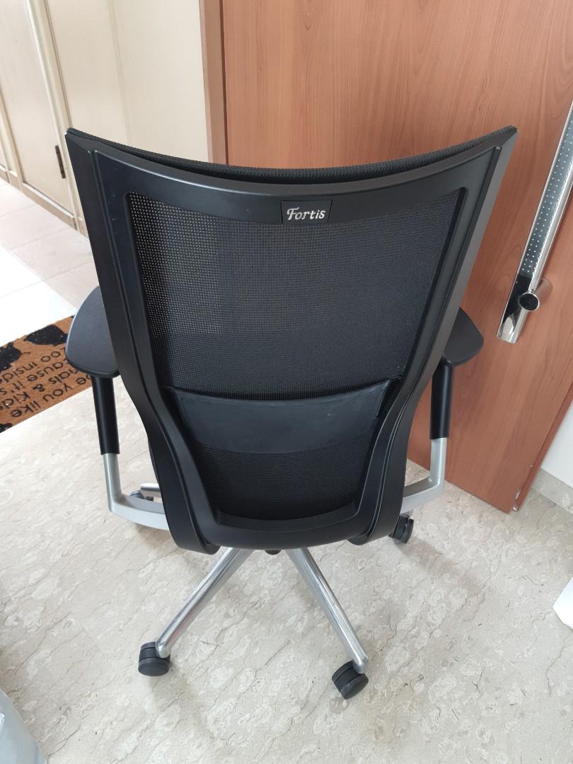 Fortis office chair (big), Furniture & Home Living, Furniture, Chairs