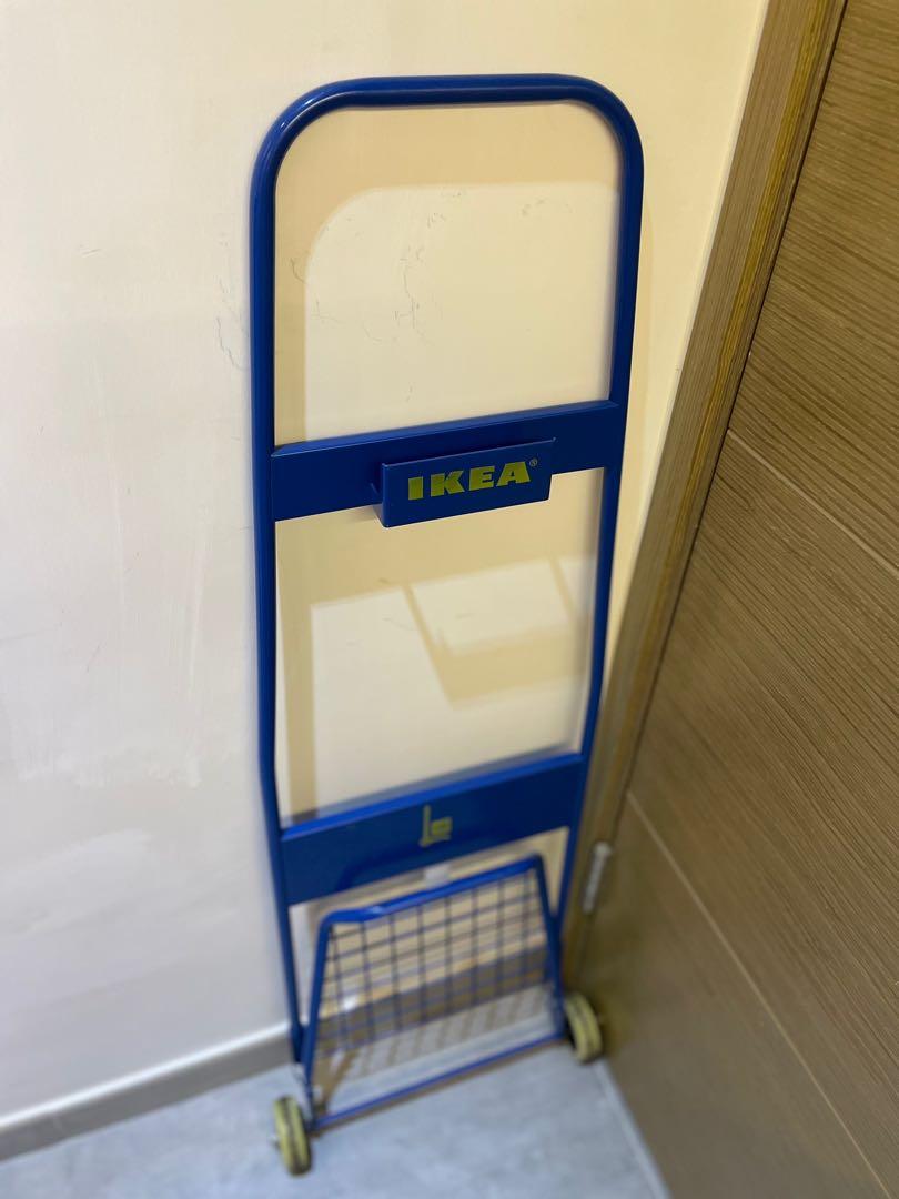 FRAKTA Trolley (IKEA) in Blue, 傢俬＆家居, 其他, 家居改善及收納用品 Carousell