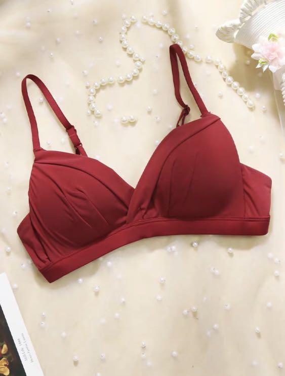 MSIA) C Cup Front Closure Lace Bralette Small Chest Gathered Push Up Non  Underwired 性感前扣蕾丝内衣女薄款小胸聚拢收副乳上托无钢圈