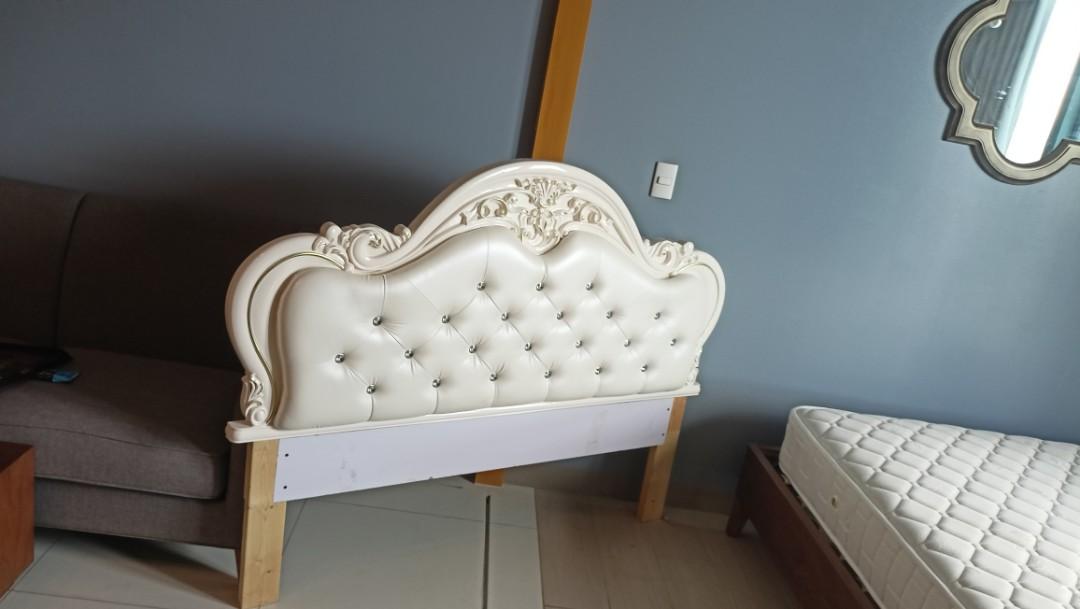 Germanian Style Headboard, Furniture & Home Living, Furniture, Bed