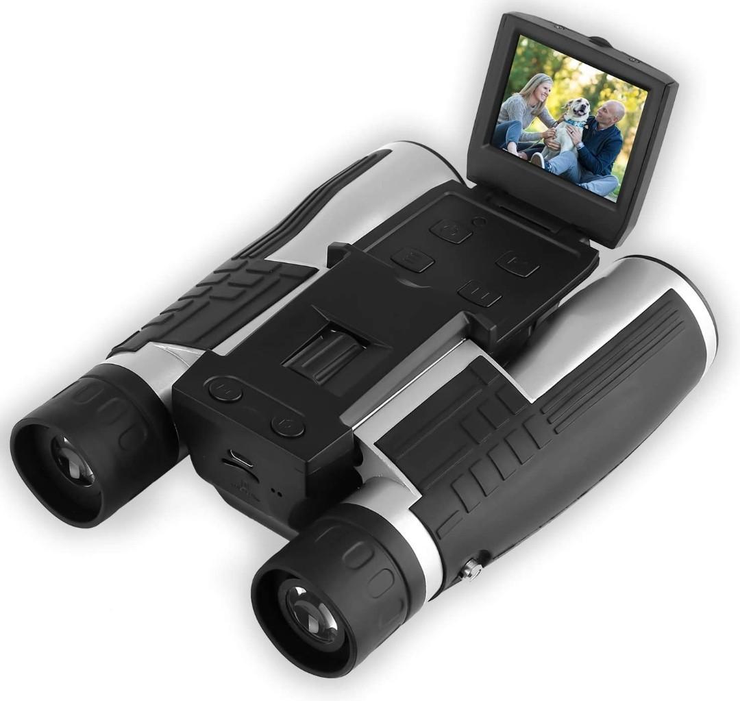 GordVE HD 1080P Digital Camera Spy Camera, 12X Puissant Zoom Binocular