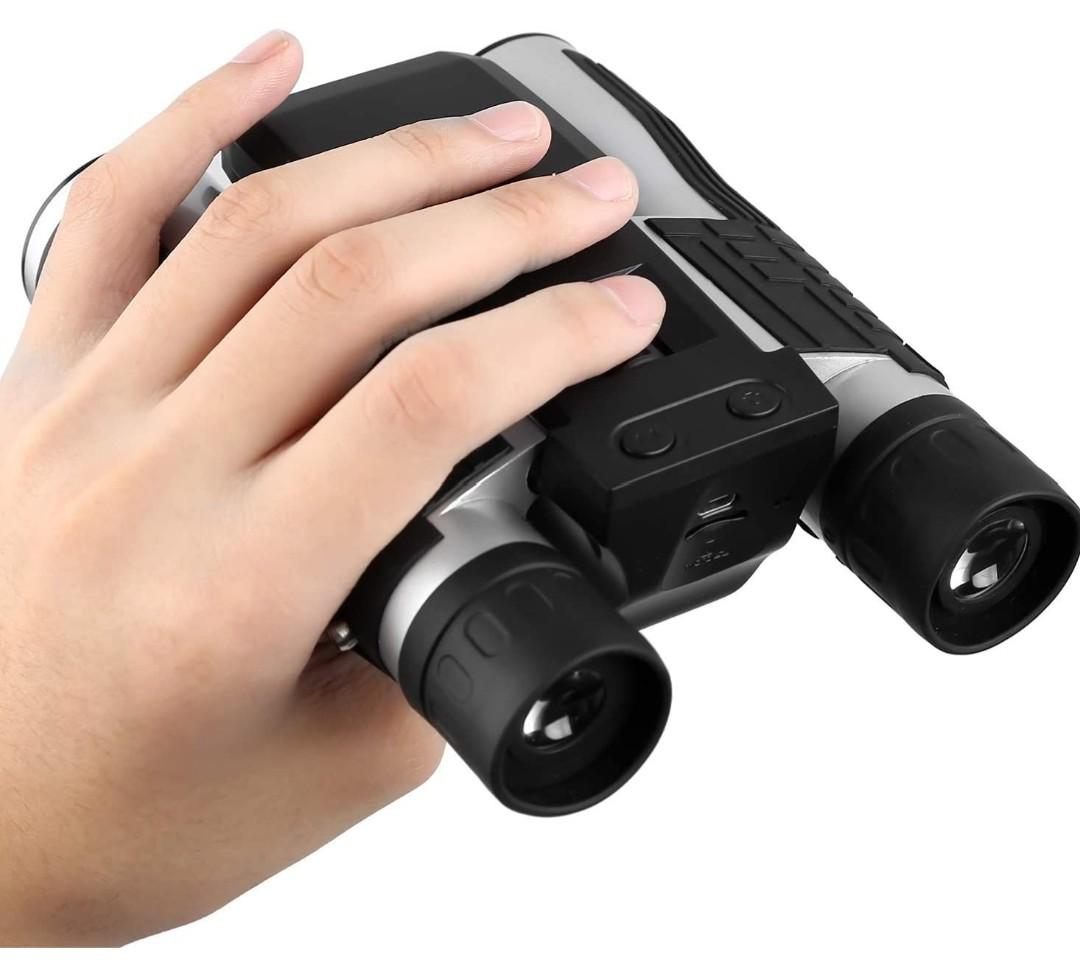GordVE HD 1080P Digital Camera Spy Camera, 12X Puissant Zoom Binocular