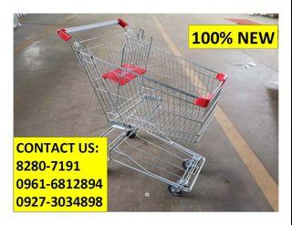 Grocery Push Cart / Grocery Pushcart / Shopping Push Cart / Grocery Trolley 60L (NEW)