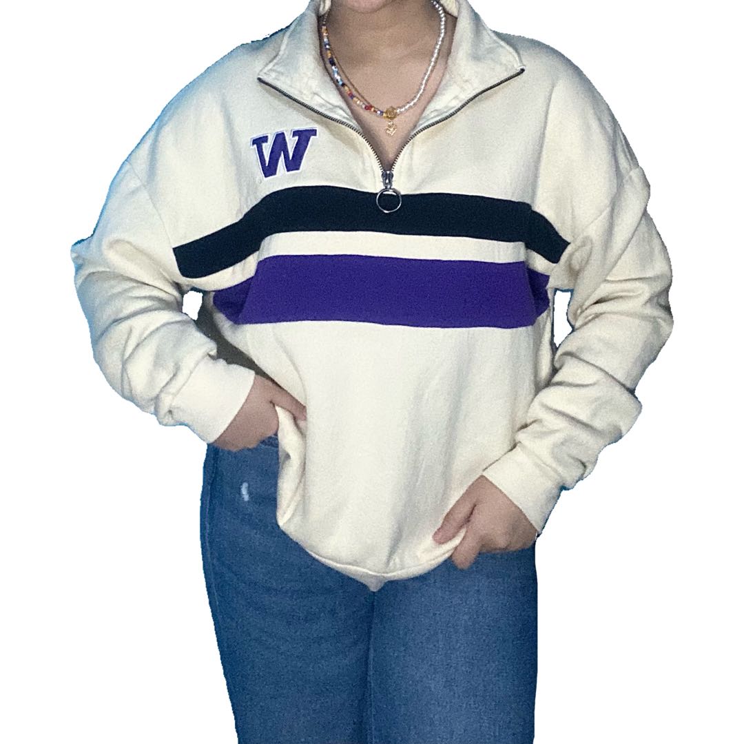 half zipper sweatshirt