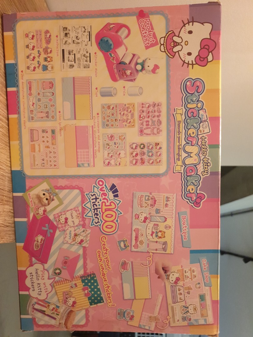 12.12 HELLO KITTY STICKER MAKER, Hobbies & Toys, Stationery & Craft