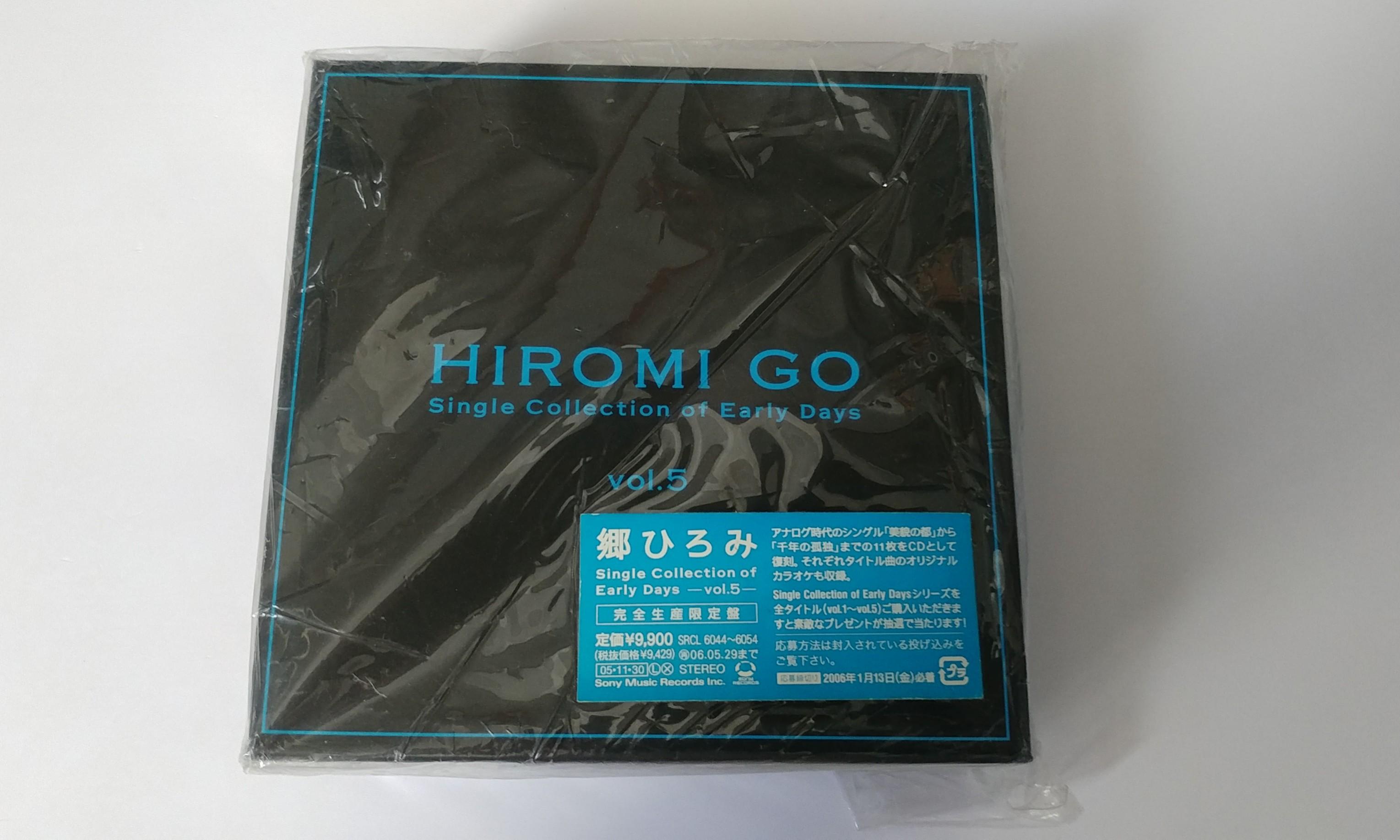 郷ひろみ鄉裕美Hiromi Go Single Collection of Early Days vol.5 11張