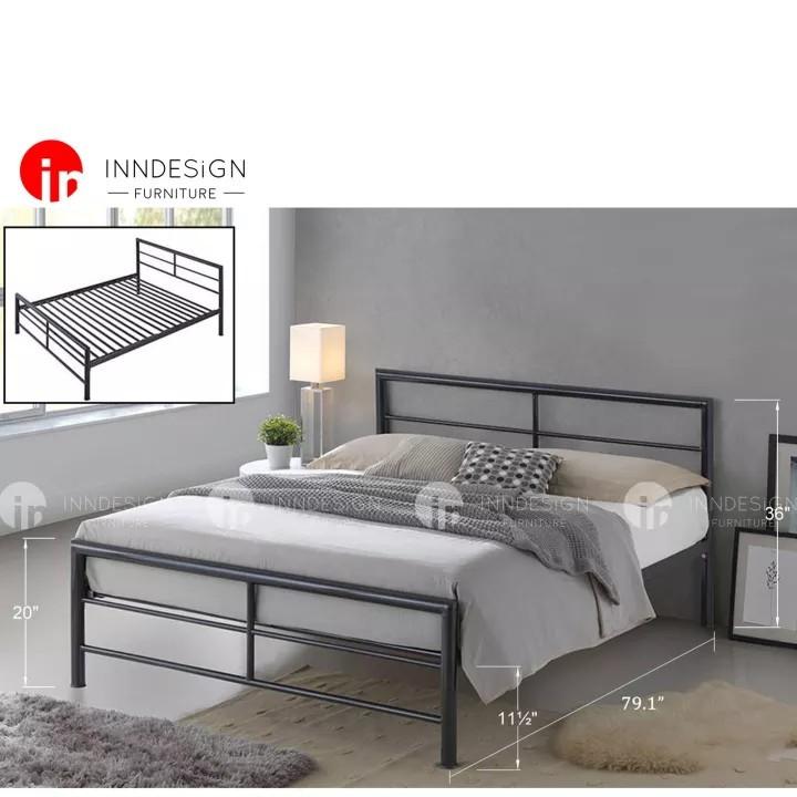 homefurniture metal bed Queen size, Furniture & Home Living, Furniture