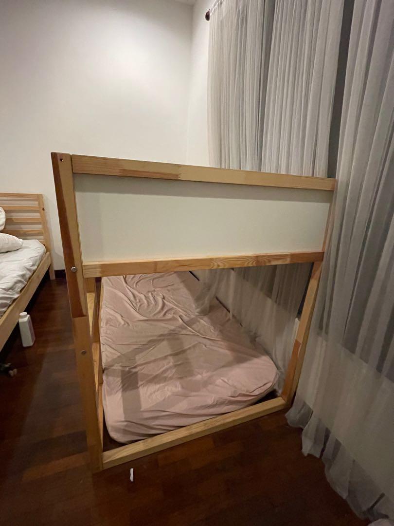 Ikea KURA reversible bed, Home & Furniture, Furniture on Carousell