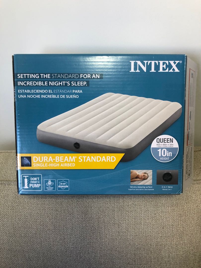 INTEX Air Mattress, Queen Size, Furniture & Home Living, Furniture, Bed Frames & Mattresses on