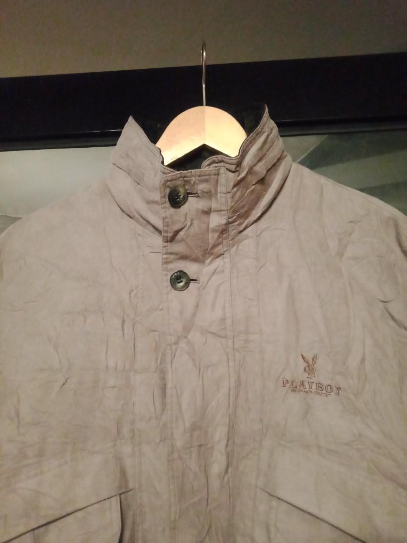 Jacket playboy sport Fesyen Pria Pakaian Atasan di Carousell