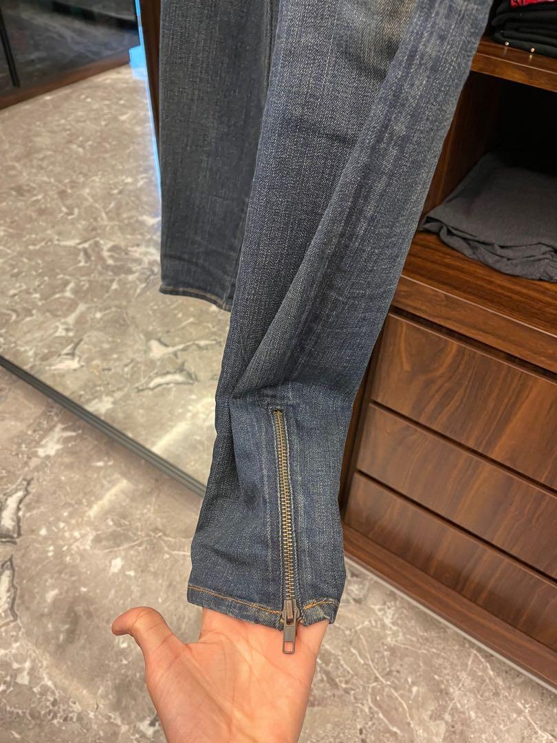 JBrand Jeans With Bottom Zip, Fesyen 