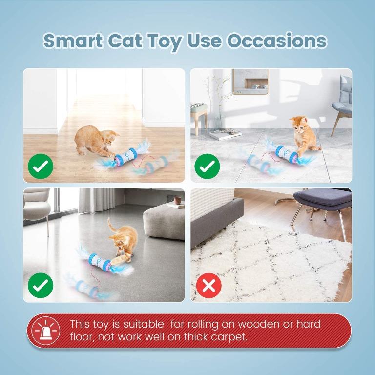 IOKHEIRA Interactive Cat Toy, Cat Toys for Indoor Cats Interactive