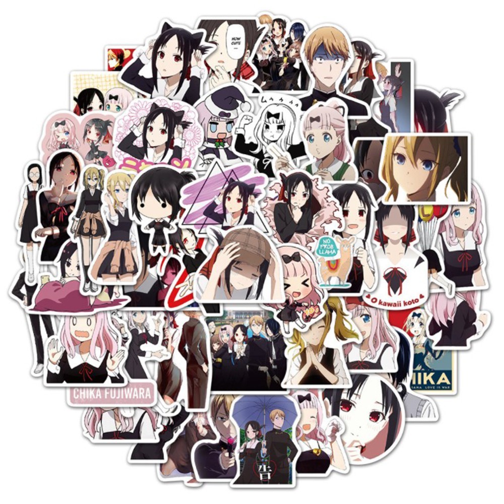 KAGUYA SAMA LOVE IS WAR STICKERS ANIME JPOP, Hobbies & Toys