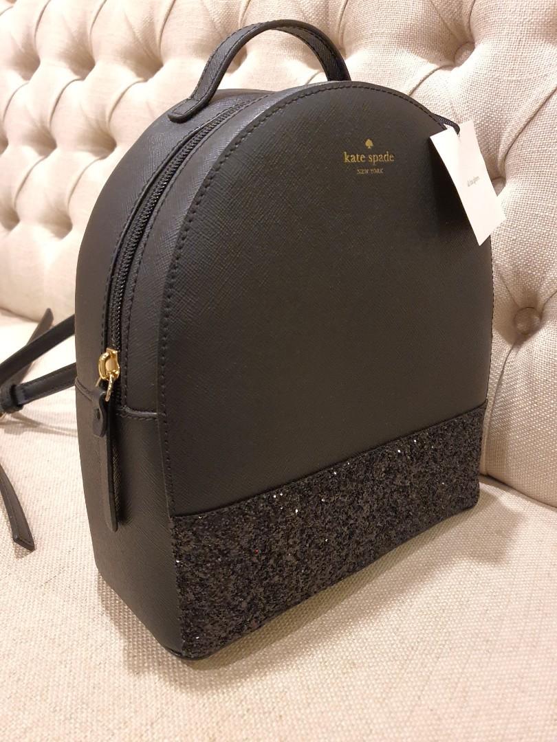 kate spade glitter backpack