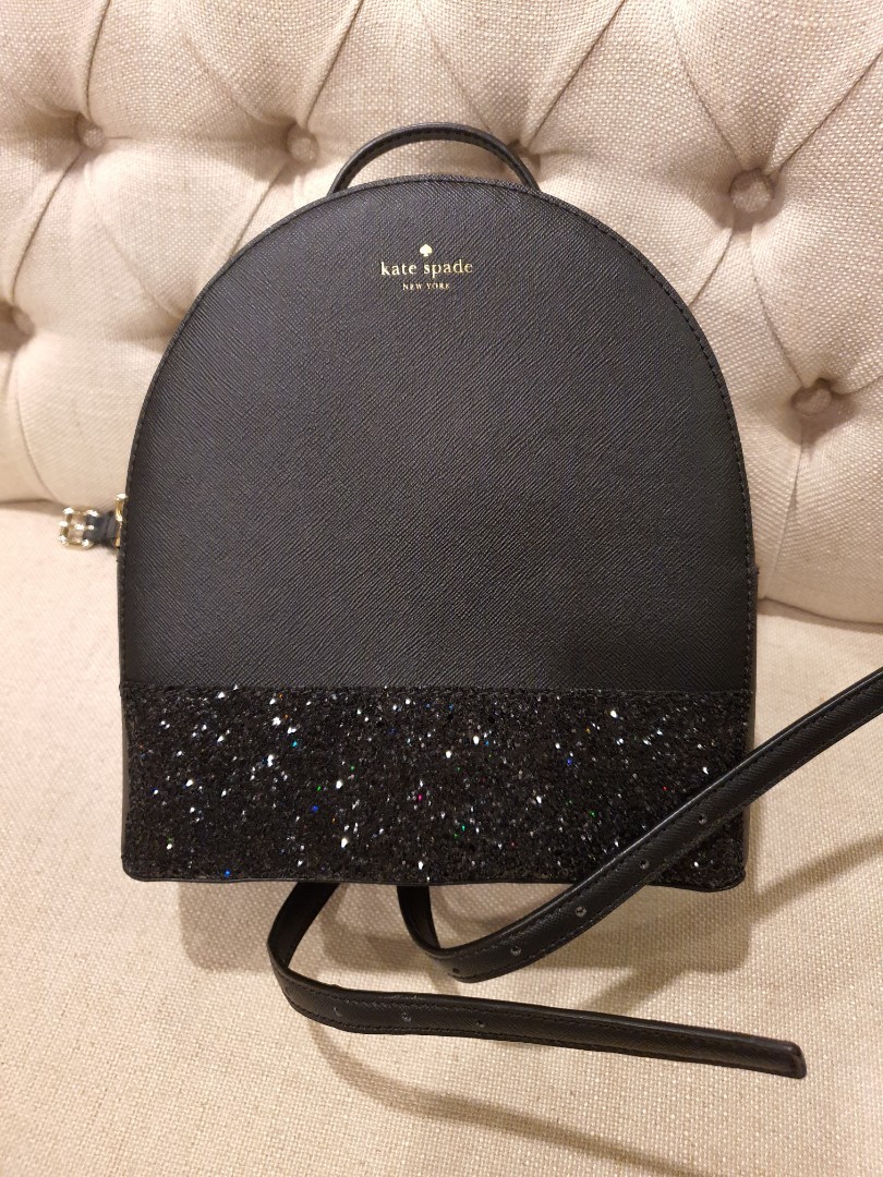 kate spade glitter backpack