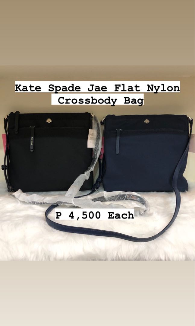 Kate Spade Jae Flat Nylon Crossbody Bag, Women's Fashion, Bags