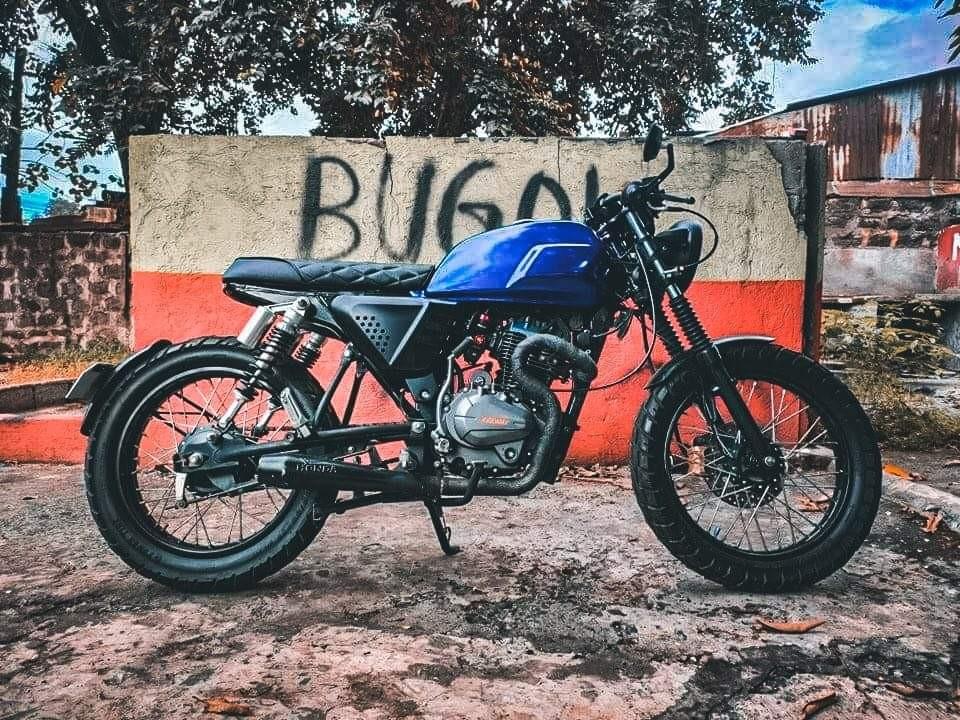 modified keeway cafe racer 152